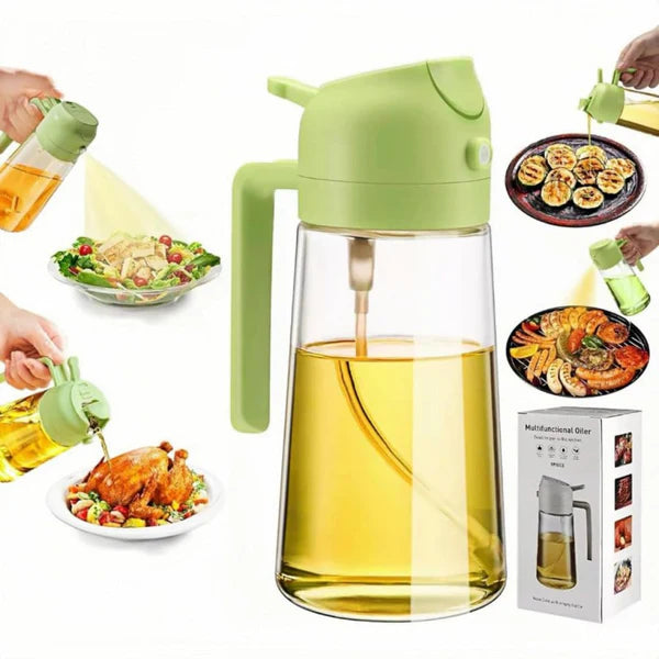 Olive Oil Sprayer and Oil Dispenser 500ml 2 in 1