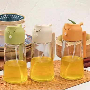 Olive Oil Sprayer and Oil Dispenser 500ml 2 in 1