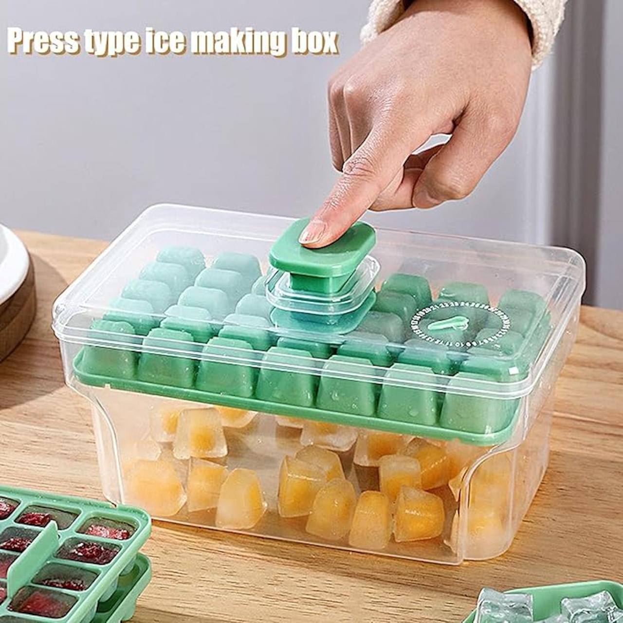 Easy Press Ice Tray Container