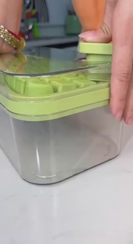 Easy Press Ice Tray Container
